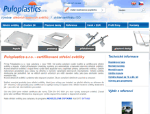 Tablet Screenshot of cz.puloplastics.com
